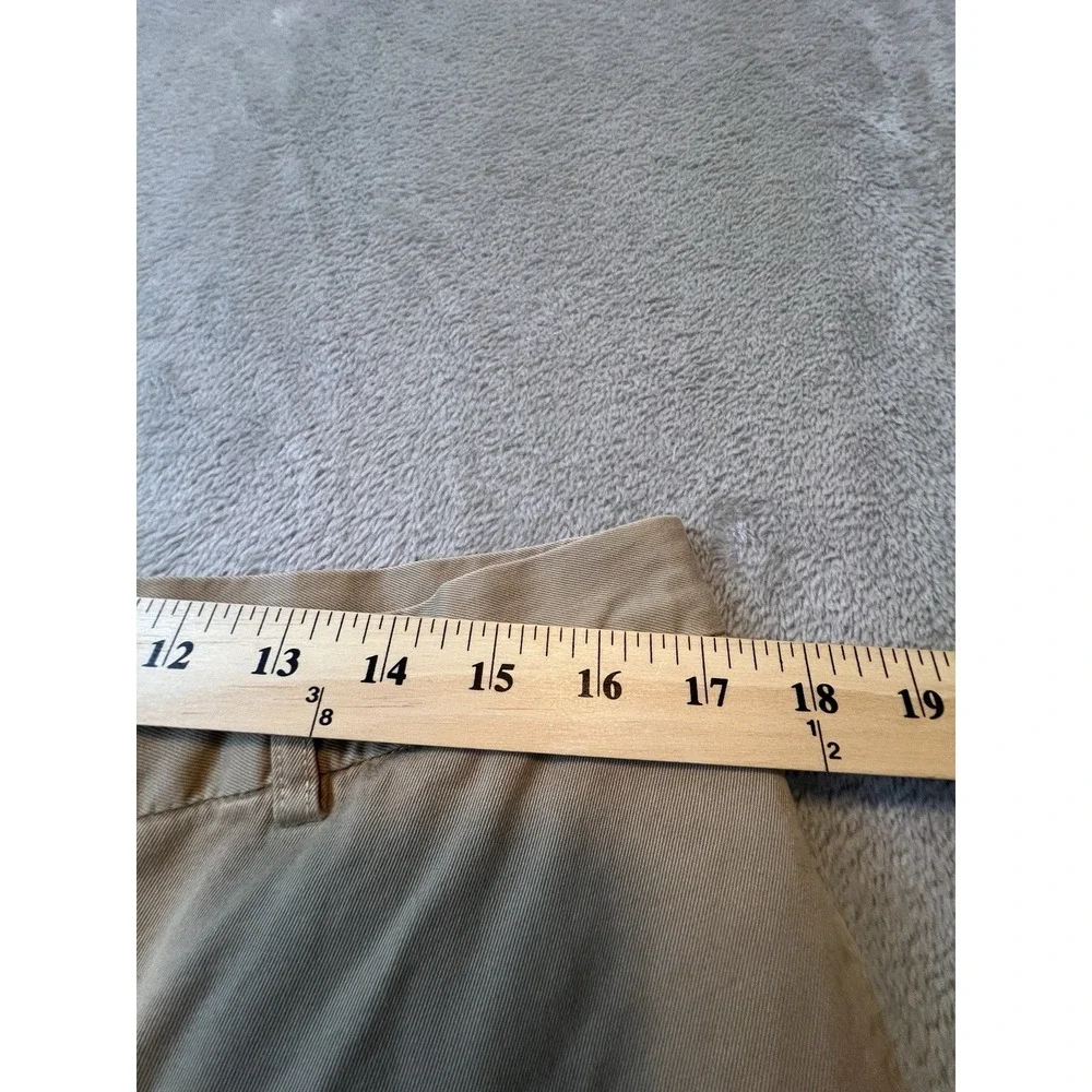 Faconnable Jeans Mens 36 Khaki Chino Pants Straight Leg Cotton Casual